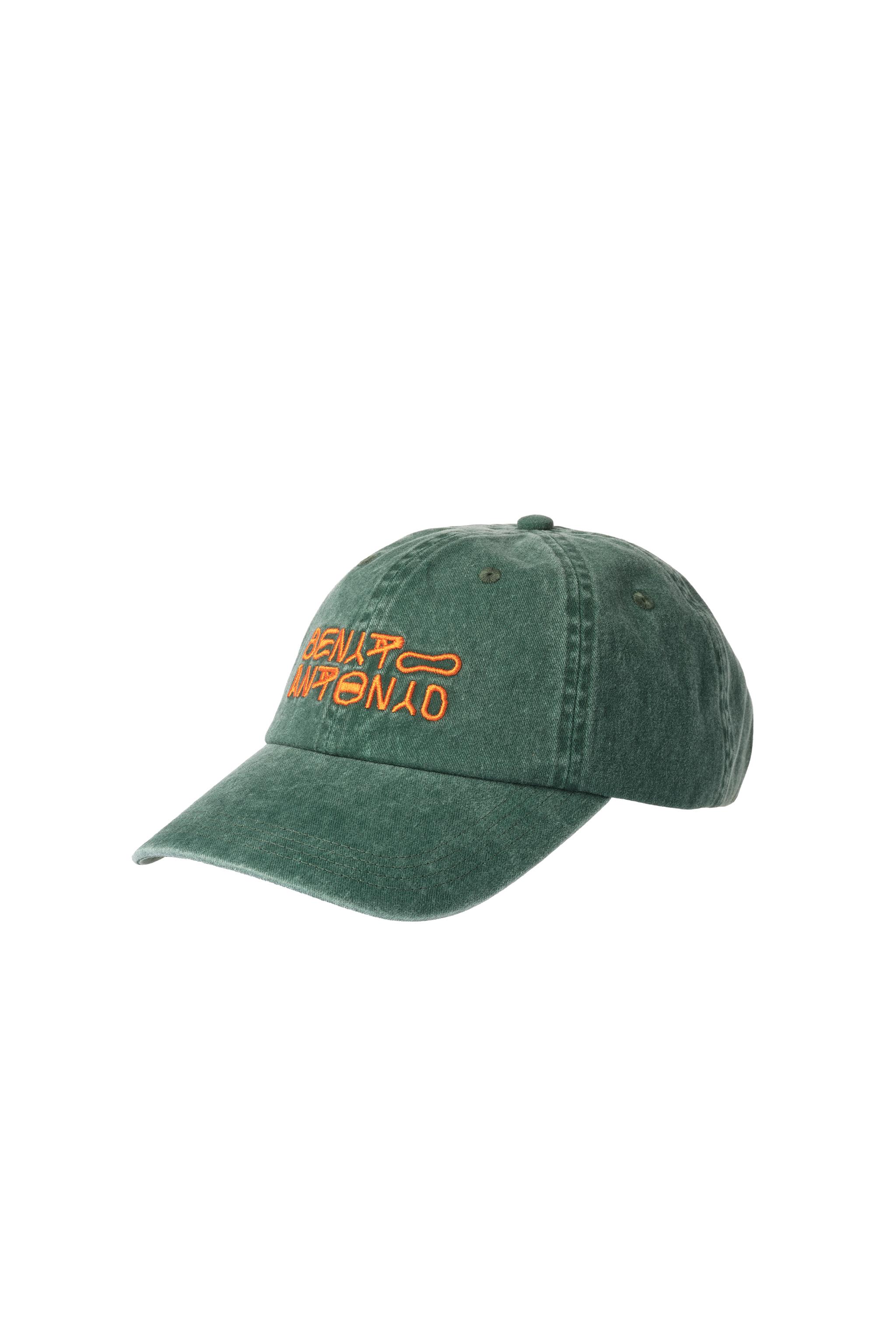 EMBROIDERED LOGO WASHED CAP